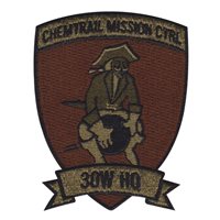 N856F 30W HQ Chemtrail Mission Ctrl OCP Patch