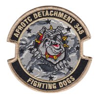 AFROTC DET 345 University of Massachusetts Lowell Fighting Dogs Patch