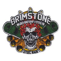 Bravo Battery 1-111th FA Brimstone Patch