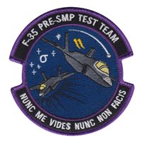461 FLTS F-35 PRE-SMP Test Team Patch