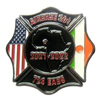 724 EABS Fire Department Challenge Coin