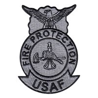 USAF Fire Protection Firefighter Badge Patch 