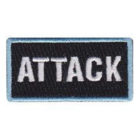 29 ATKS Attack Blue Border Pencil Patch
