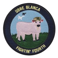USAFA CS-04 Fightin' Fourth Ubre Blanca Patch