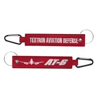 Textron AT-6 Wolverine Carabiner Red Key Flag