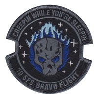 10 SFS Bravo Flight Skull Patch