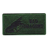3 SOS Bad Dragons Black and Green Pencil Patch