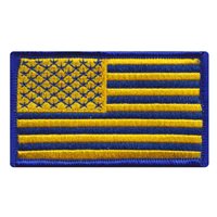 6 ARS American Flag Blue Yellow Patch