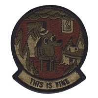AFROTC Detachment 510 This is Fine OCP Patch