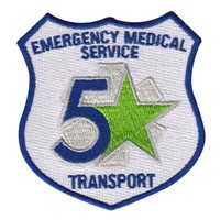 5 Star EMS Transport Badge Patch