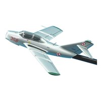 Poland MiG-15 Fagot Custom Airplane Model Briefing Sticks