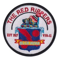 VFA-11 The Red Rippers Blue Nose Patch