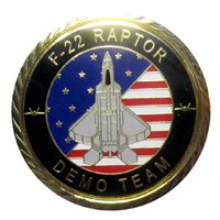 F-22 Demo Team 2022 Gold Challenge Coin