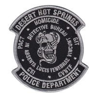 Desert Hot Springs Police Dept. Homicide Patch