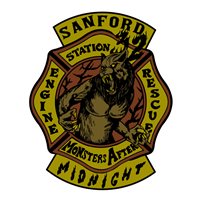 Sanford Fire Department Midnight Monster Patch