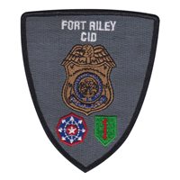 U.S. Army CID Fort Riley Resident Agency Patch