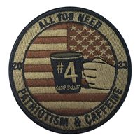 AFROTC Det 785 Patriotism and Caffeine OCP Patch