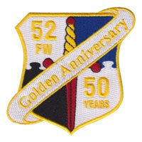 52 FW 50th Golden Anniversary Patch