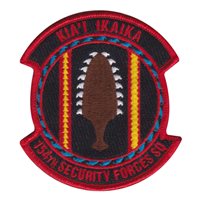 154 SFS Black Red Patch