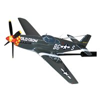 Old Crow P-51B Mustang Airplane Briefing Stick