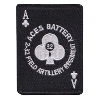 2-32 Field Artillery Regiment Aces Battery Patch