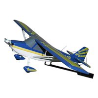 8KCAB Decathlon Bellanca Custom Airplane Model Briefing Stick