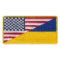 US Ukrainian Flag Pencil Patch