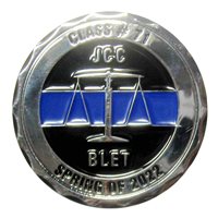 Johnston Community College Basic Law Enforcement Training Challenge Coin