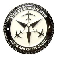97 AMW Altus AFB Chiefs Group Challenge Coin