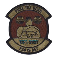 234 IS AET Poke The Bear Teal Frost OCP Patch