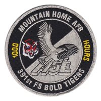 391 FS Bold Tigers 1000 Hours Patch