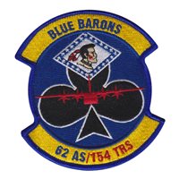 62 AS-154 TRS Blue Barons Patch