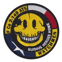 F Co 2-149 GSAB ATS Watchmen Smiley Skull Patch