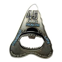 45 OMRS Shark Tooth Commander Bottle Opener Challenge Coin