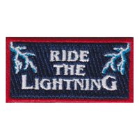 434 SPS Ride The Lightning Pencil Patch
