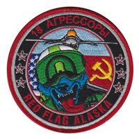 18 AMU Aggressor Red Flag Alaska Patch