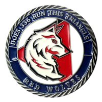 336 TRS Red Wolves Challenge Coin