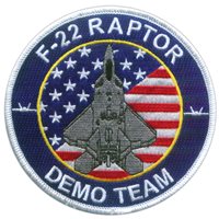 F-22 Demo Team White Patch 