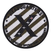 HQ AFSOC X Patch