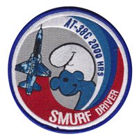 AT-38C Smurf Driver 1000 Hours Patch