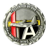 94 AW Silver Commander Challenge Coin