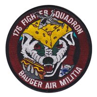 176 FS Badger Air Militia Patch