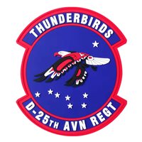 D-25 AVN REGT Thunderbirds PVC Patch