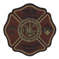 5 CES Honorary Firefighter OCP Patch