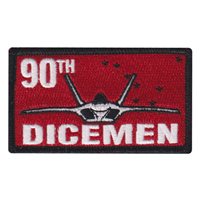 90 FS F-22 Dicemen Raptor Patch