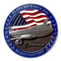 VC 25B Air Force One Challenge Coin