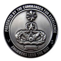378 ECES Commander Challenge Coin