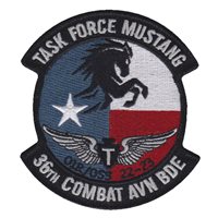  36 CAB Task Force Mustang Patch