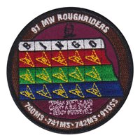 91 MW Rough Riders Patch
