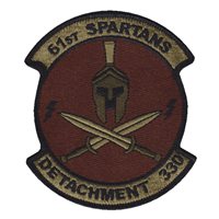AFROTC DET 330 Spartans OCP Patch